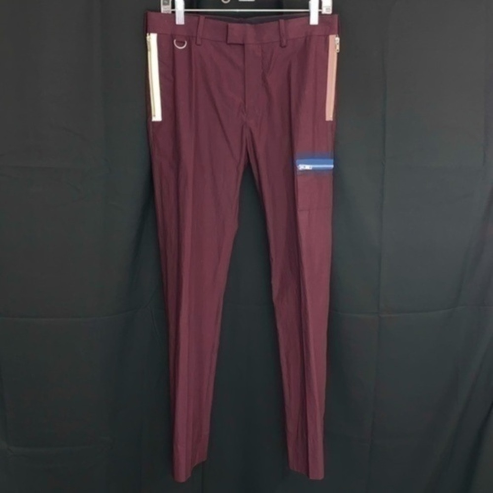 undercover jun takahashi chaos and balance maroon bondage zipper cargo pants uc - Picture 3 of 15